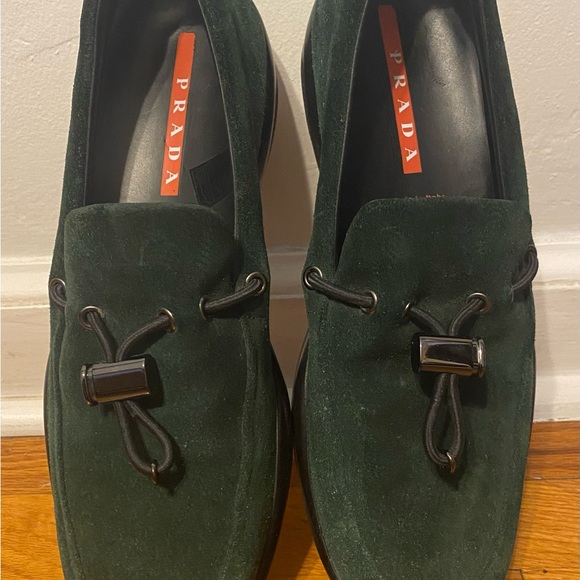 Men’s Prada Suede Slip-On Loafers - Picture 6 of 11